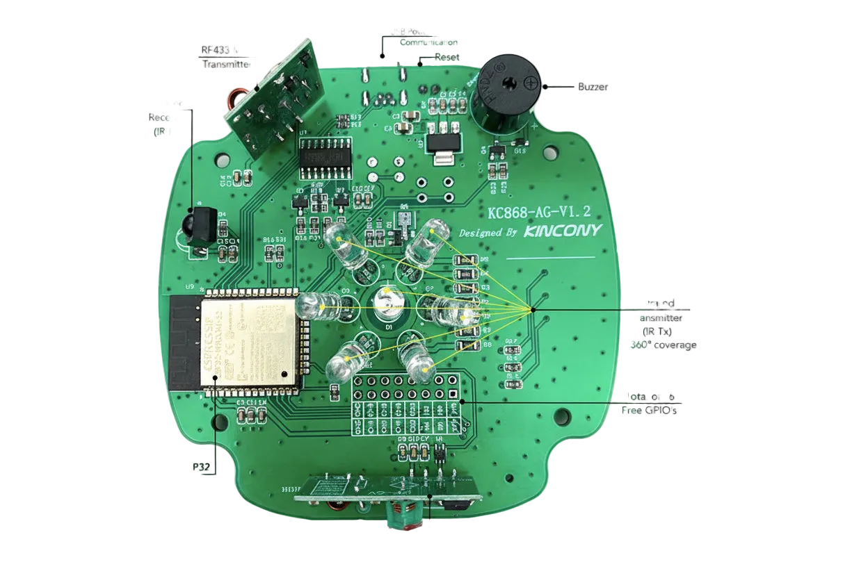 KC868-AG IR/RF Gateway (ESP32)