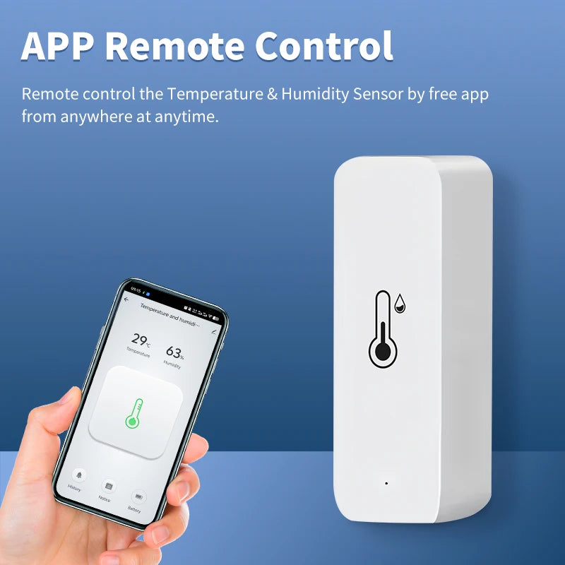 Zigbee 3.0 Wireless Temp Humidity Sensor
